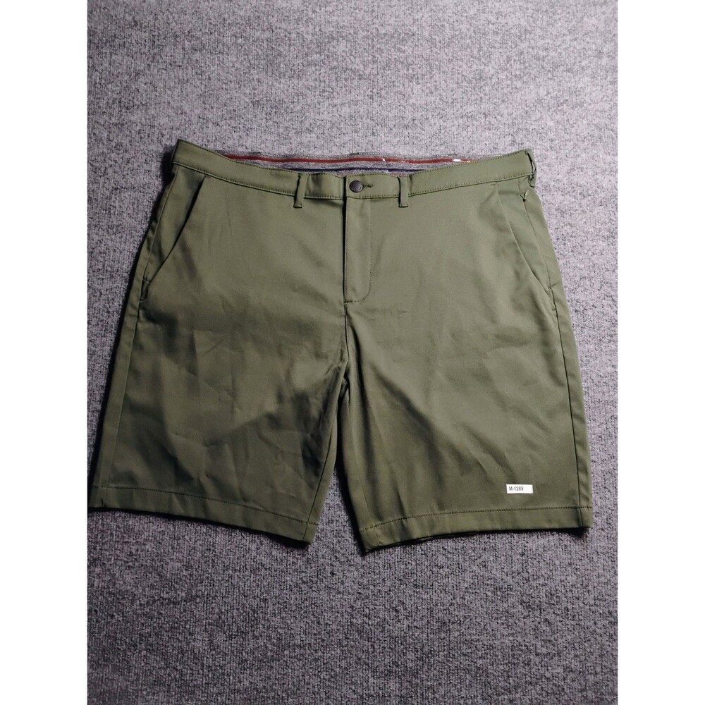 Jachs New York Performance Golf Shorts Stretch Olive Green Casual Mens Size 40